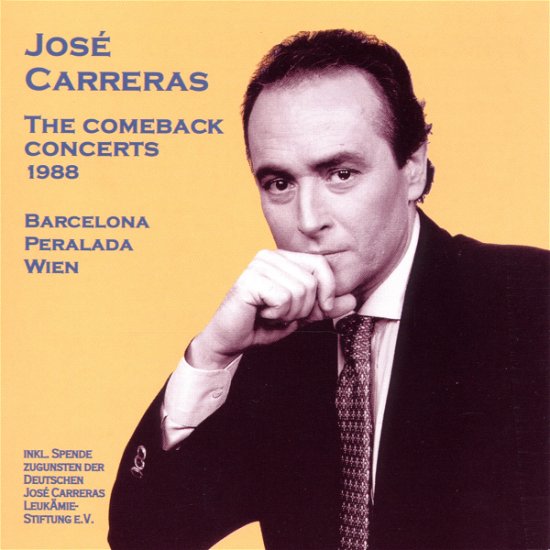Cover for Jose Carreras · The Comeback Concerts (CD) (1997)