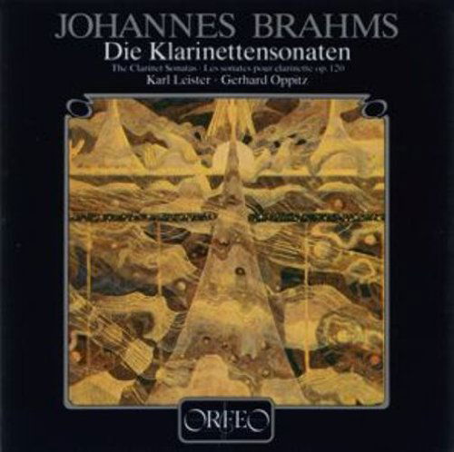 Cover for Brahms / Leister / Oppitz · Clarinet Sonatas (CD) (1993)