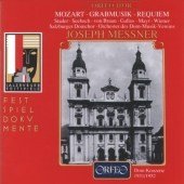 Cover for Mozart / Seebach-ziegler / Messner · Kirchensonate Es-dur &amp; Grabmusik Kv 42 &amp; Requiem (CD) (1995)