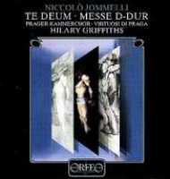 Cover for N. Jommelli · Te Deum In D &amp; Mis In D (CD) (2001)