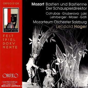 Cover for Mozarteum Orhager · Mozartbastien Und Bastienne (CD) (2015)