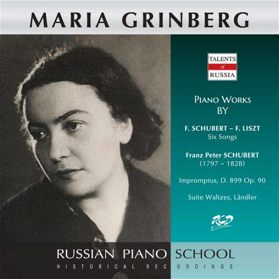 Cover for Grinberg Maria · Piano Works By Schubert - Impromptus, Op. 90 - Suite Waltzes, L (CD)