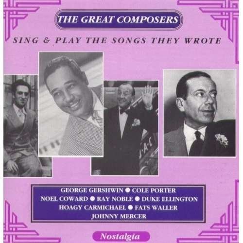 Cover for Aa.vv. · The Great Composers Sing &amp; Play Their Songs (CD) (1993)