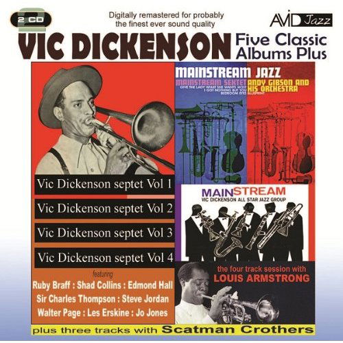 Five Classic Albums Plus (Vic Dickenson Septet #1 / #2 / #3 / #4 / Mainstream Jazz) - Vic Dickenson - Music - AVID - 5022810701125 - November 5, 2012