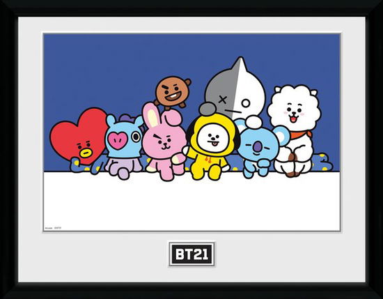 BT21 Group Framed Print 30cm x 40cm - Bt21 - Produtos - BT21 - 5028486423125 - 11 de outubro de 2019