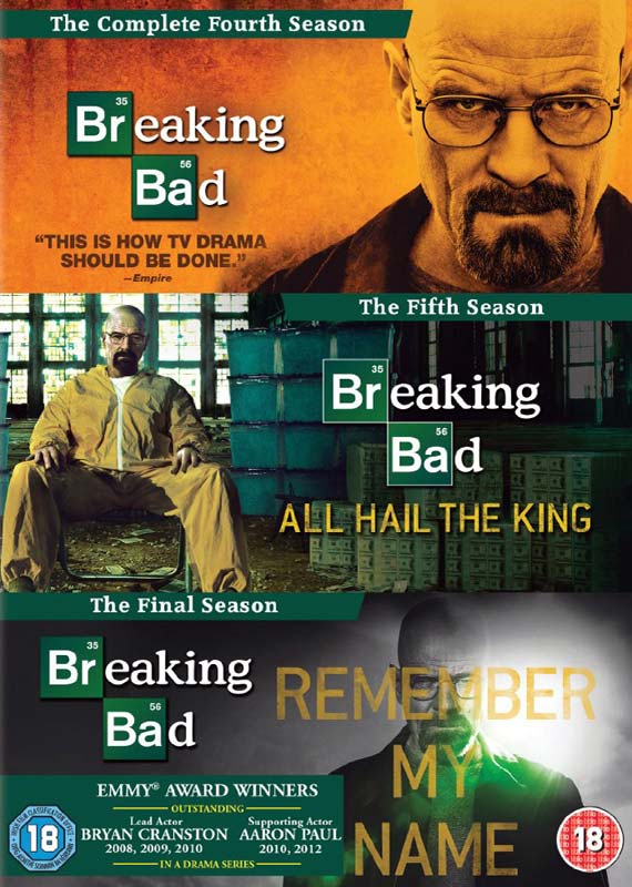 Breaking Bad - the Final Seaso · Breaking Bad Seasons 4 to 5 + Final Seasons  Box Set (DVD) (2015)