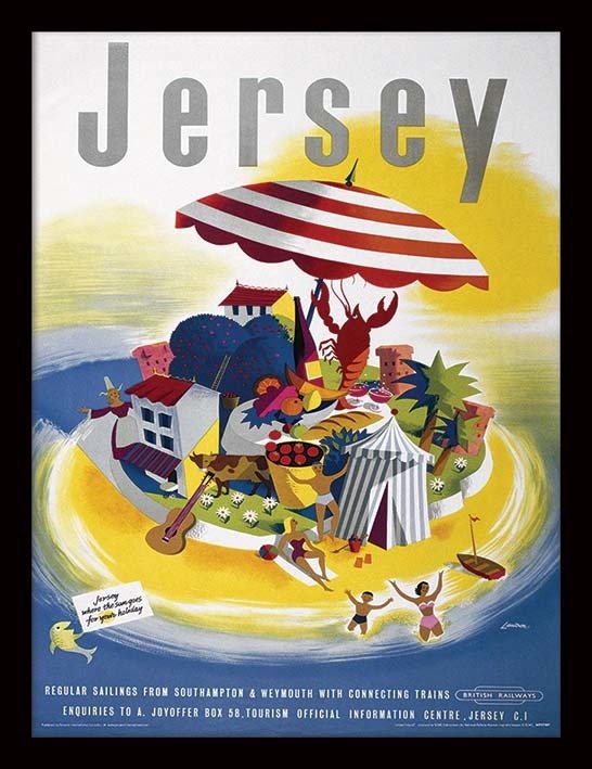 Cover for Jersey · Jersey - Island (Stampa In Cornice 30X40 Cm) (MERCH)