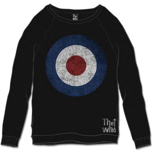 The Who Unisex Sweatshirt: Target Distressed - The Who - Fanituote - Bravado - 5055295339125 - 