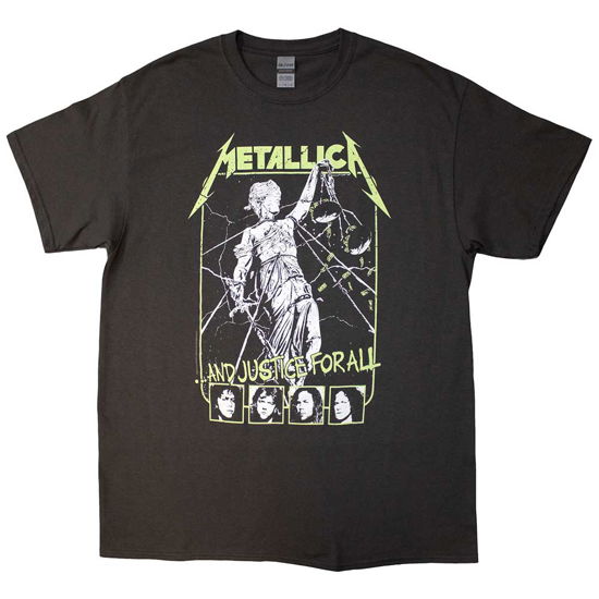 Metallica Unisex T-Shirt: Justice Faces - Metallica - Produtos -  - 5056187767125 - 