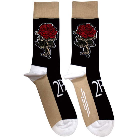 Tupac Unisex Ankle Socks: Thug Life (Black) (UK Size 7 - 11) - Tupac - Fanituote -  - 5056737265125 - tiistai 16. heinäkuuta 2024