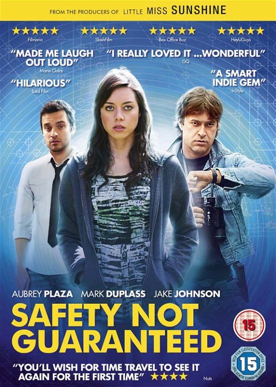 Cover for Safety Not Guaranteed (DVD) (2014)