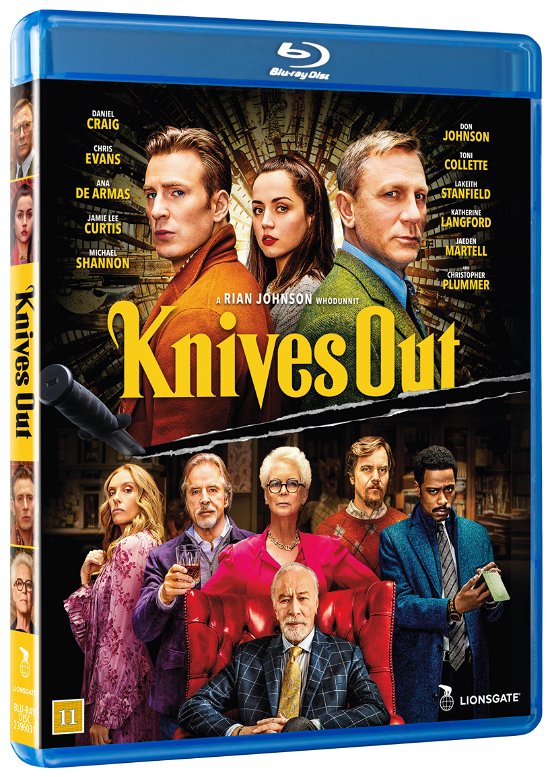Knives out -  - Elokuva -  - 5708758725125 - maanantai 6. huhtikuuta 2020