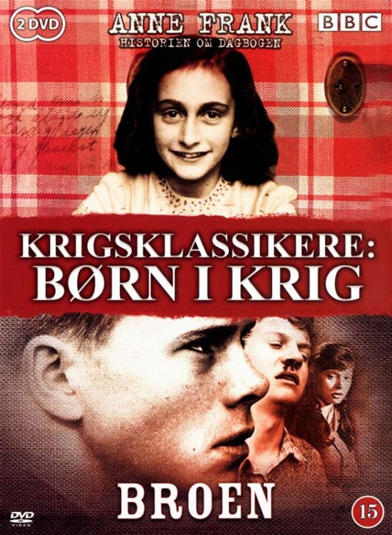 Cover for Krigsklassikere: Børn I Krig · Anne Franks Dagbog / Broen (DVD) (1970)