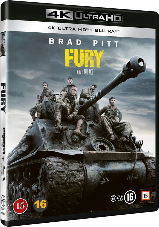 Cover for Fury (4K UHD Blu-ray) (2024)