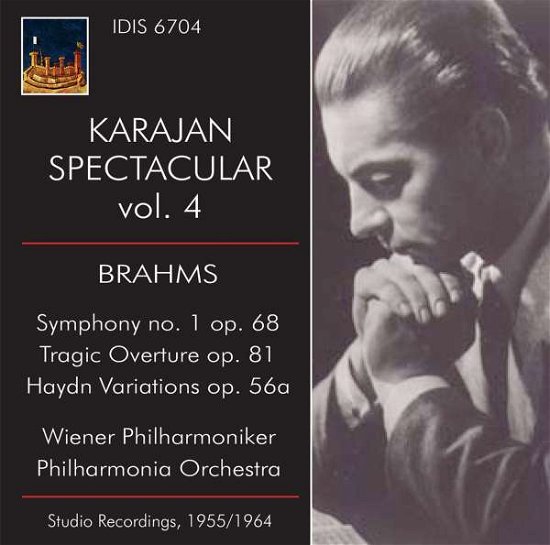 Karajan Spectacular 4 - Brahms / Vienna Philharmonic / Philharmonia Orch - Musik - IDIS - 8021945003125 - 14. august 2015