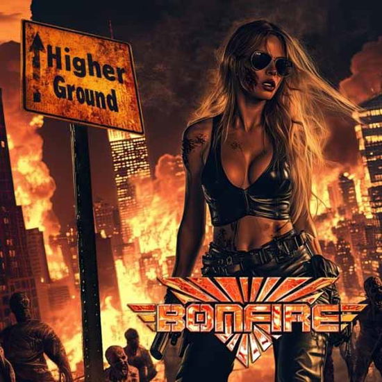 Cover for Bonfire · Higher Ground (CD) (2025)