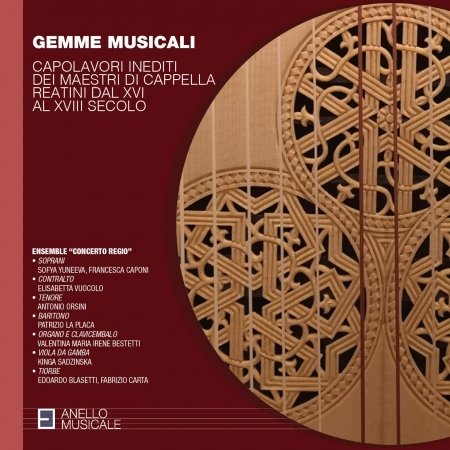 Cover for Ensemble Concerto Regio · Gemme Musicali - Capolavori Inediti Dei Maestri Di Cappella Reatini Dal Xvi Al (CD) (2021)