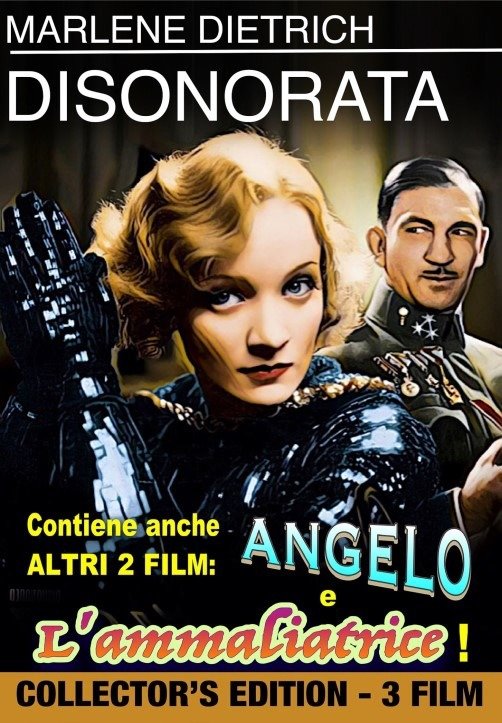 Cover for Disonorata / Angelo / Ammaliat · Disonorata + Angelo + L'Ammaliatrice (DVD) (2021)