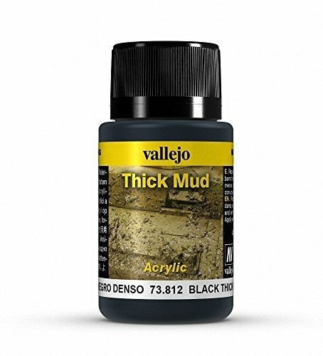 Vallejo: Weathering Black Thick Mud 40Ml 73812 - Vallejo - Merchandise - Acryicos Vallejo, S.L - 8429551738125 - 