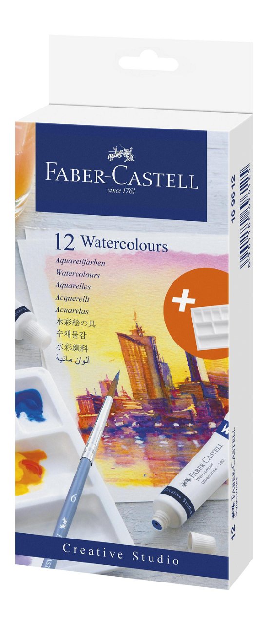 Cover for Faber · Faber-castell - Watercolour Cardboard Box (12 Pcs) (169612) (Toys)