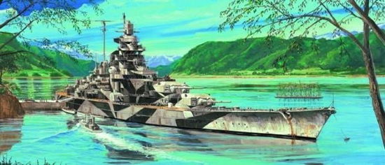 1/700 Germany Tirpitz Battleship 1944 - Trumpeter - Merchandise - Trumpeter - 9580208057125 - 