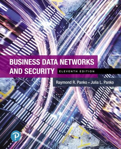 Cover for Raymond R. Panko · Business Data Networks and Security (Book) (2018)