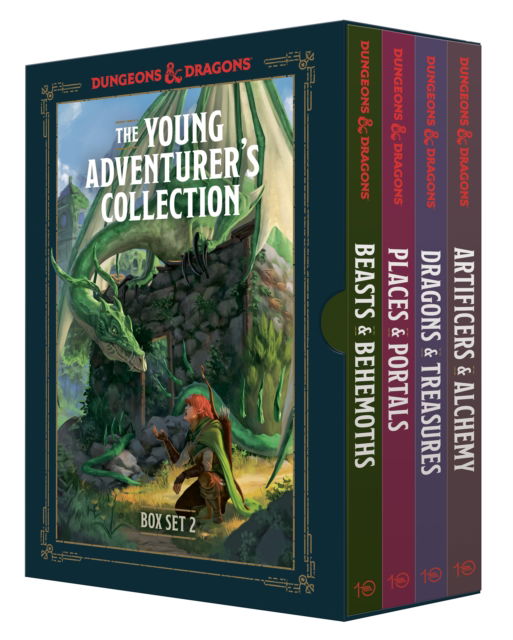 The Young Adventurer's Collection Box Set 2 (Dungeons & Dragons 4-Book Boxed Set): Beasts & Behemoths, Dragons & Treasures, Places & Portals, Artificers & Alchemy - Jim Zub - Boeken - Random House USA Inc - 9780593836125 - 24 september 2024