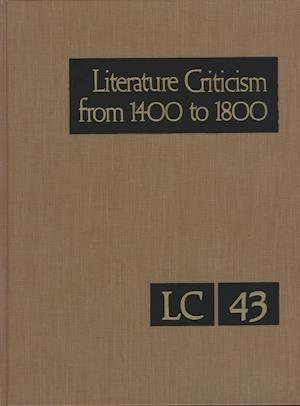 Cover for Jelena Krostovic · Literature Criticism from 1400 to 1800 (Hardcover Book) (1998)