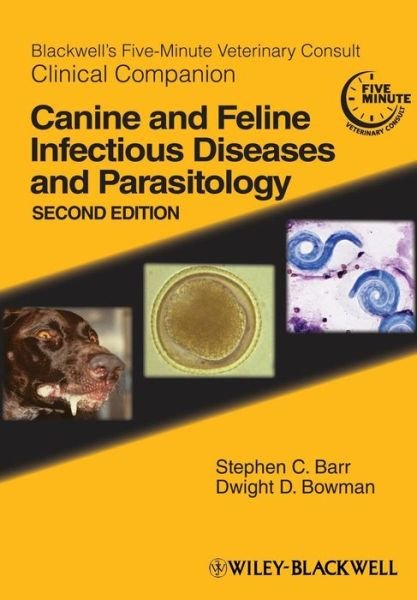 Cover for SC Barr · Blackwell's Five-Minute Veterinary Consult Clinical Companion: Canine and Feline Infectious Diseases and Parasitology - Blackwell's Five-Minute Veterinary Consult (Taschenbuch) (2011)