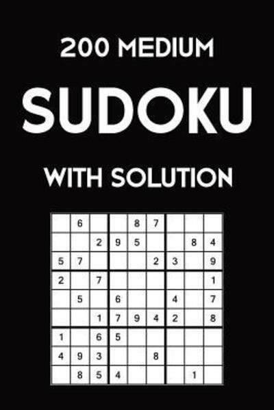 Cover for Tewebook Sudoku Puzzle · 200 medium Sudoku with solution (Pocketbok) (2019)