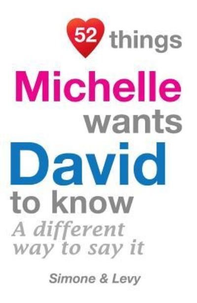 Cover for Simone · 52 Things Michelle Wants David To Know (Pocketbok) (2014)