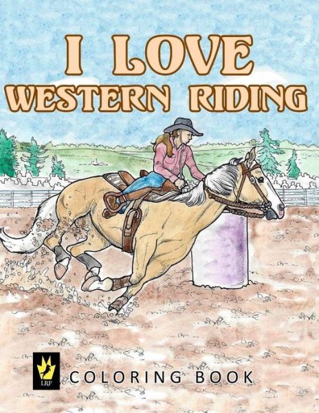 Cover for Ellen Sallas · I Love Western Riding Coloring Book (Pocketbok) (2016)