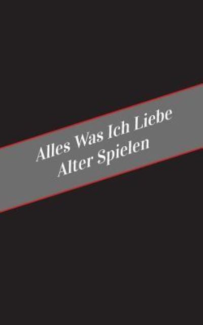 Cover for Apfelkuchen · Alter Spielen (Paperback Book) (2017)