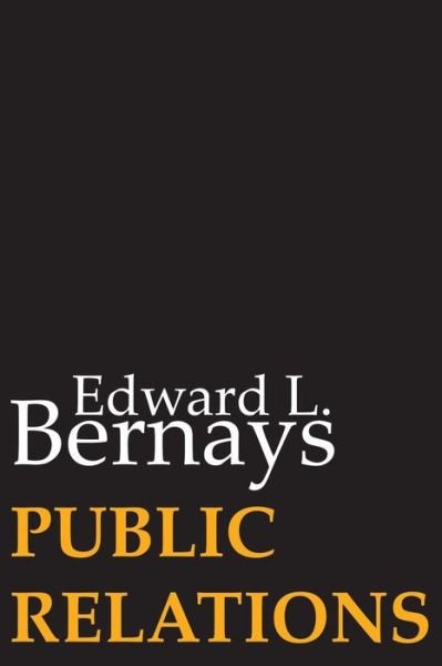 Cover for Edward L Bernays · Public Relations (Paperback Book) (2014)