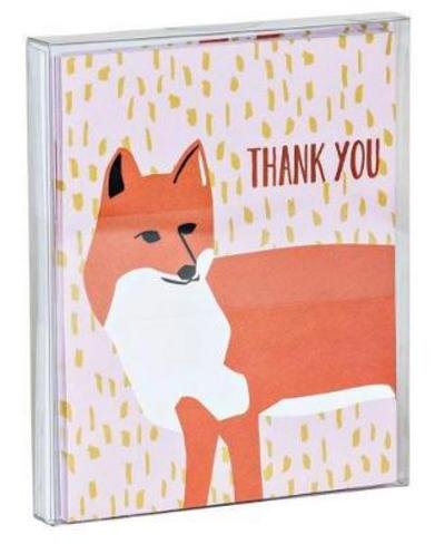 Foxy Thank You Notecard Set - Thank You Notecard Set - Ampersand - Books - teNeues Calendars & Stationery GmbH & Co - 9781623257125 - April 15, 2017