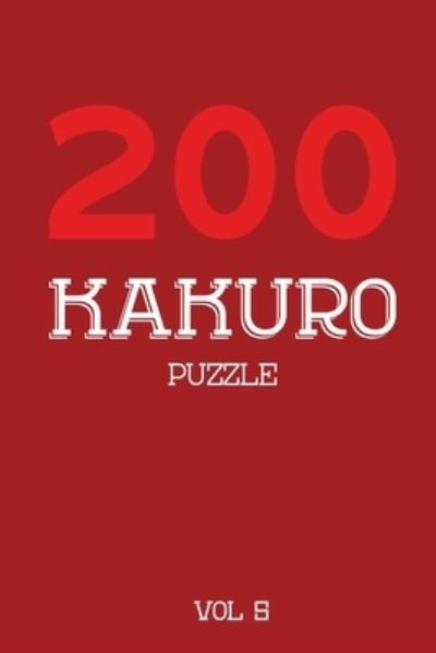 Cover for Tewebook Kakuro Puzzle · 200 Kakuro Puzzle Vol 5 (Paperback Bog) (2019)