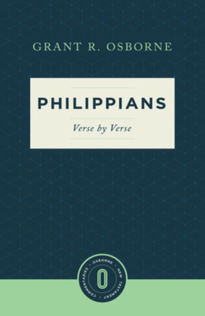 Cover for Grant R. Osborne · Philippians Verse by Verse (Paperback Book) (2017)