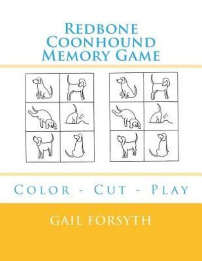 Cover for Gail Forsyth · Redbone Coonhound Memory Game (Paperback Bog) (2018)