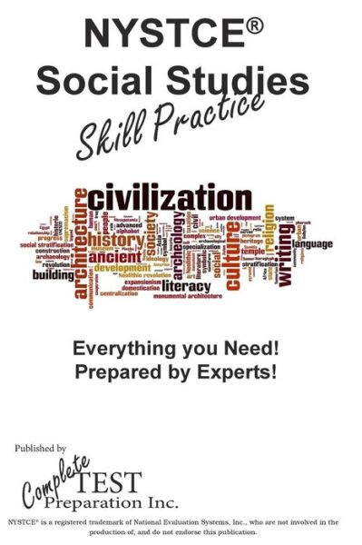 Cover for Complete Test Preparation Inc · Nystce Social Studies Skill Practice (Paperback Book) (2015)