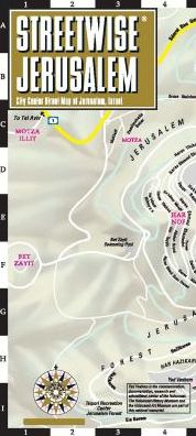 Streetwise Jerusalem Map - Laminated City Center Street Map of Jerusalem, Israel: City Plans - Michelin - Bøger - Michelin Editions des Voyages - 9782067230125 - 15. april 2018