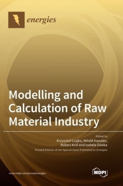 Cover for Krzysztof M Czajka · Modelling and Calculation of Raw Material Industry (Hardcover Book) (2022)