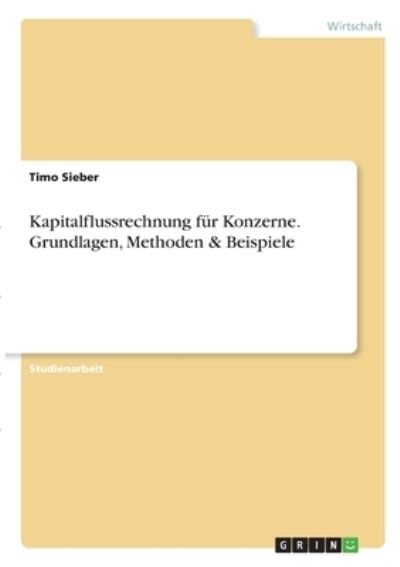 Cover for Sieber · Kapitalflussrechnung für Konzern (Book)