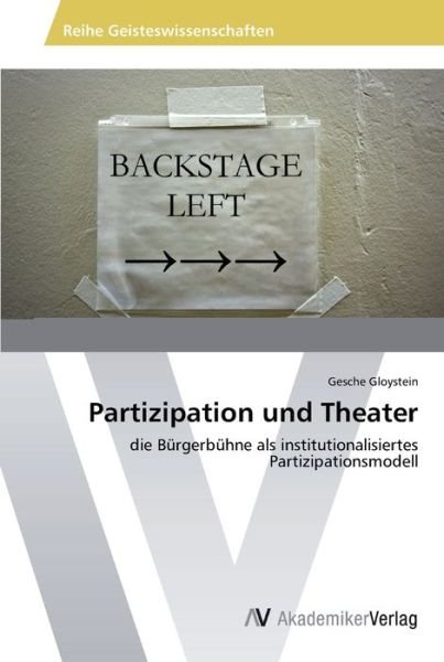 Cover for Gesche Gloystein · Partizipation Und Theater (Pocketbok) [German edition] (2013)