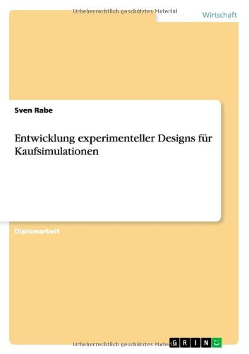 Cover for Rabe · Entwicklung experimenteller Design (Buch) [German edition] (2013)