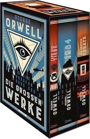 Cover for George Orwell · George Orwell, Die großen Werke. Farm der Tiere, 1984, Die großen Essays. Im Schmuckschuber (Book) (2023)