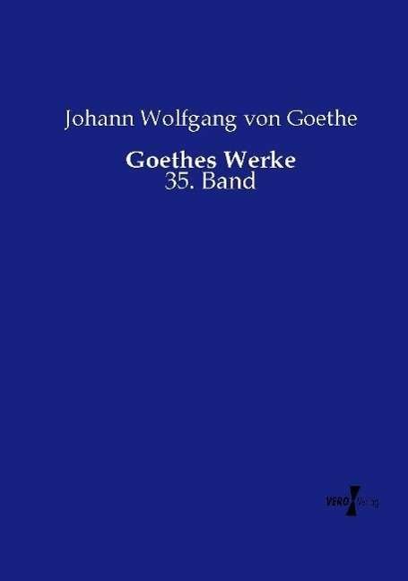 Cover for Goethe · Goethes Werke (Buch) (2020)