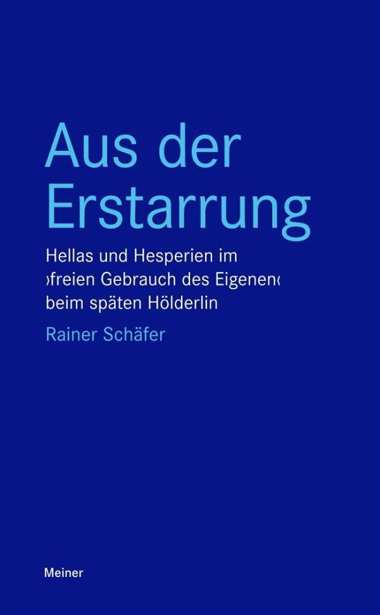 Cover for Schäfer · Aus der Erstarrung (Buch)