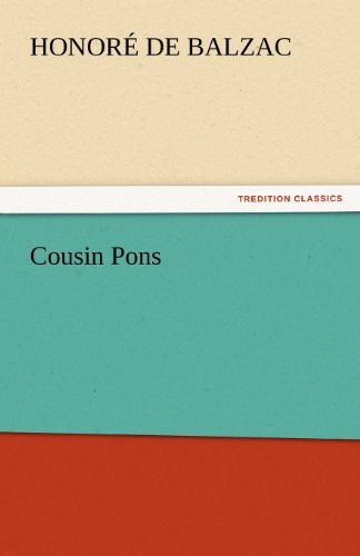 Cover for Honoré De Balzac · Cousin Pons (Tredition Classics) (Taschenbuch) (2011)