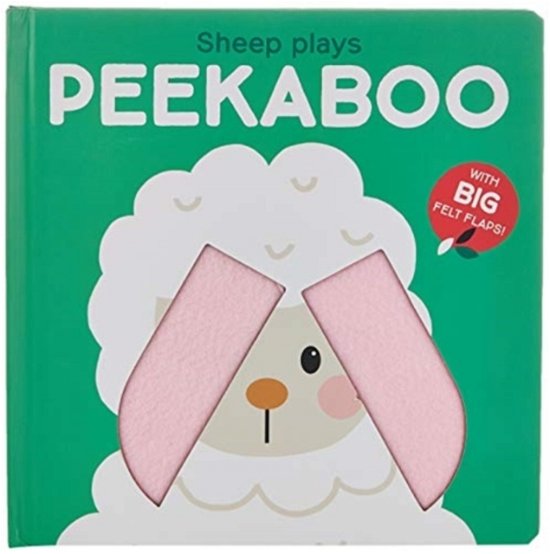 Cover for Yoyo Books · Sheep Plays Peekaboo - Felt Flap Animal Peekaboo (Hardcover Book) (2021)