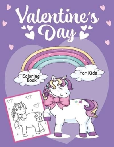 Cover for H Boya Coloring Books · Valentine's Day Coloring Book For Kids (Paperback Book) (2020)